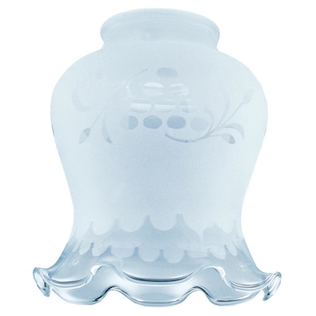 Westinghouse Westinghouse Vase White Glass Lamp Shade 1 pk 81282